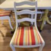 Country Cottage Kitchen Dining Room Table and Five Chairs-- Maine Country Cottage Chair Seats - Image 3