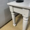 Farmhouse Style Console Table Desk Plank Top and Two Drawer Storage - Image 3